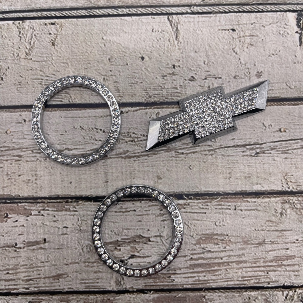 NEW 3 Piece Bling Car Chevy Set